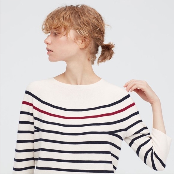 NWOT Uniqlo IDLF 3/4 sleeve knit - Picture 3 of 4